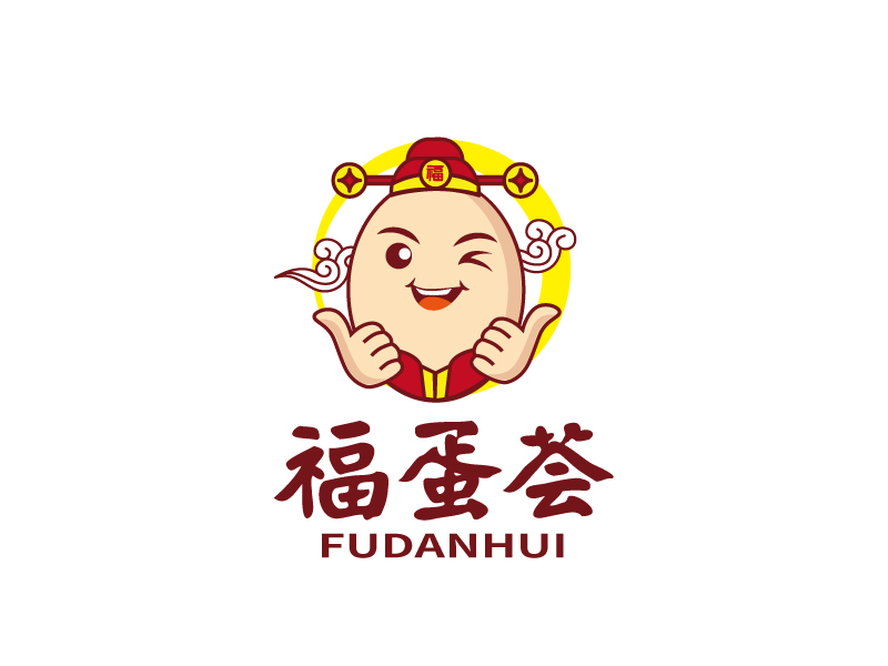 张俊的福蛋荟logo设计