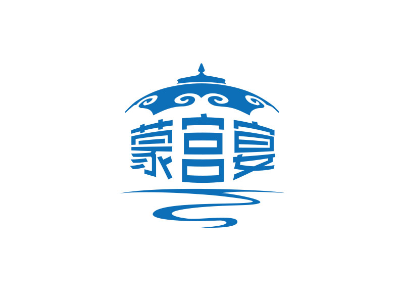 朱红娟的蒙宫宴logo设计