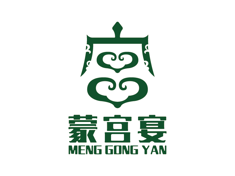 李冠良的蒙宫宴logo设计