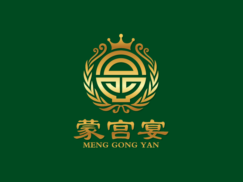 王涛的蒙宫宴logo设计