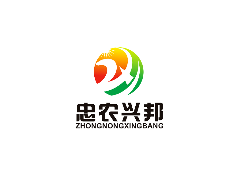 李杰的忠农兴邦logo设计