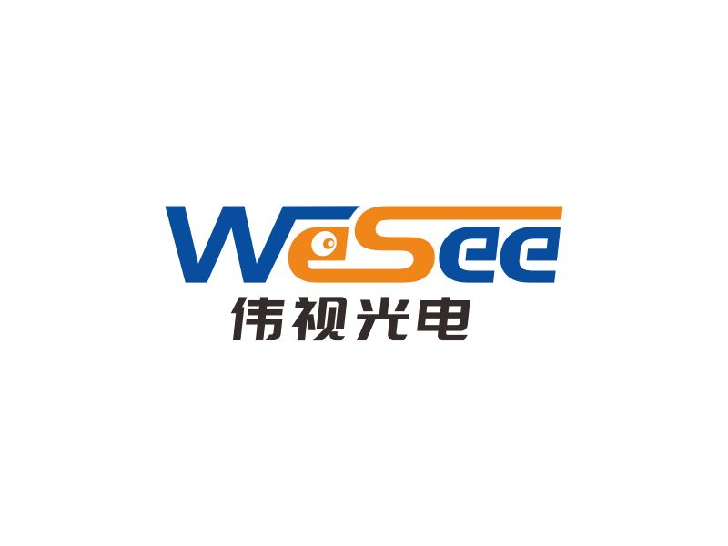 汤儒娟的WeSee   伟视光电logo设计