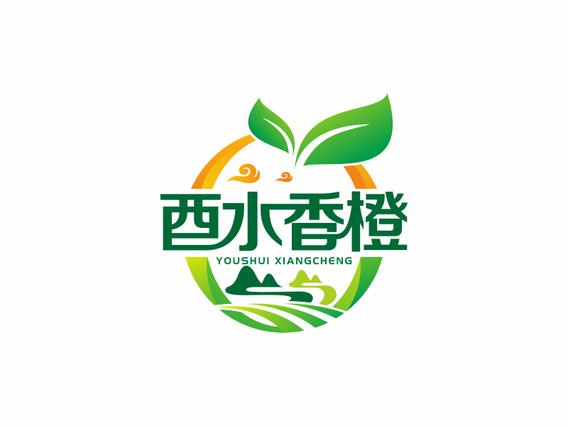 何嘉健的酉水香橙logo设计logo设计