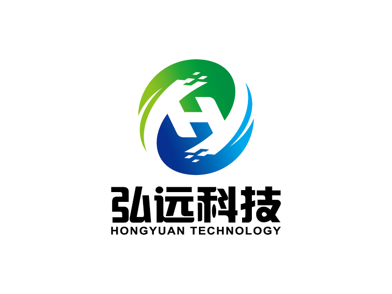 内蒙古弘远智能科技有限公司logo设计