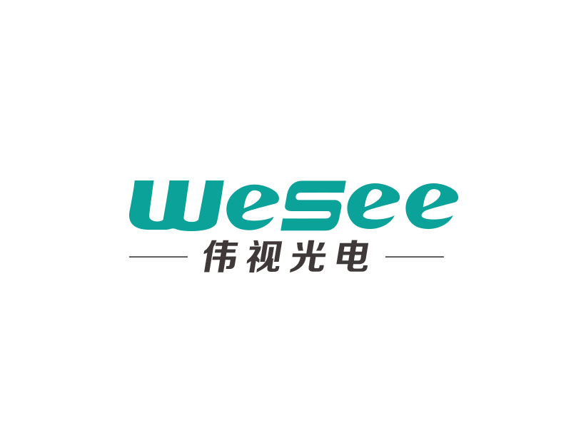 朱红娟的WeSee   伟视光电logo设计