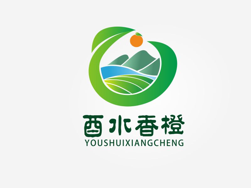胡红志的酉水香橙logo设计logo设计