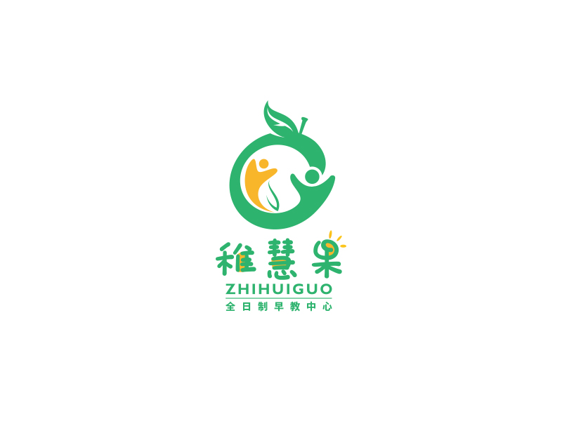 黄安悦的稚慧果logo设计