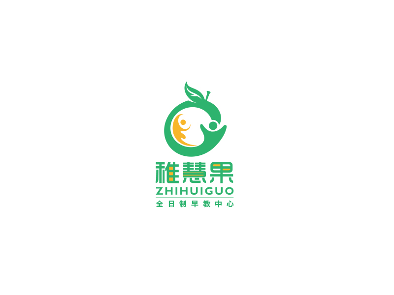 黄安悦的稚慧果logo设计