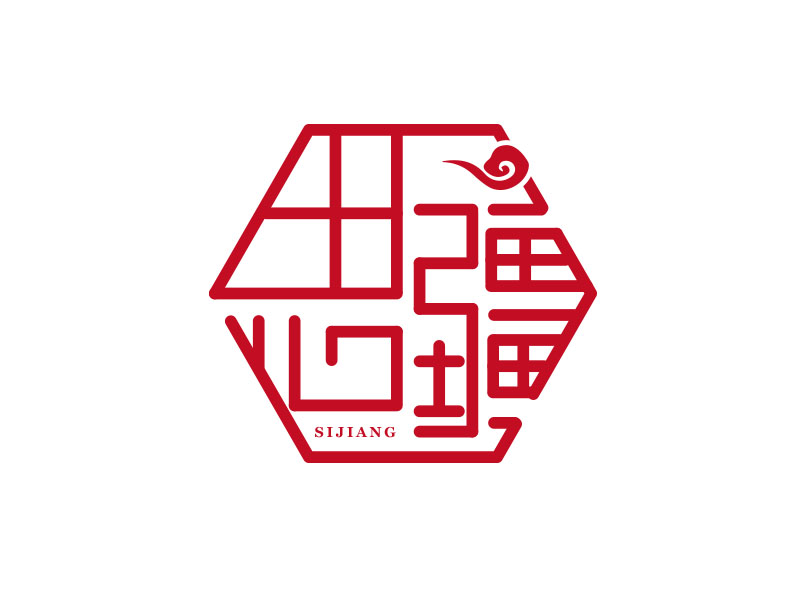 朱红娟的朝思暮疆logo设计