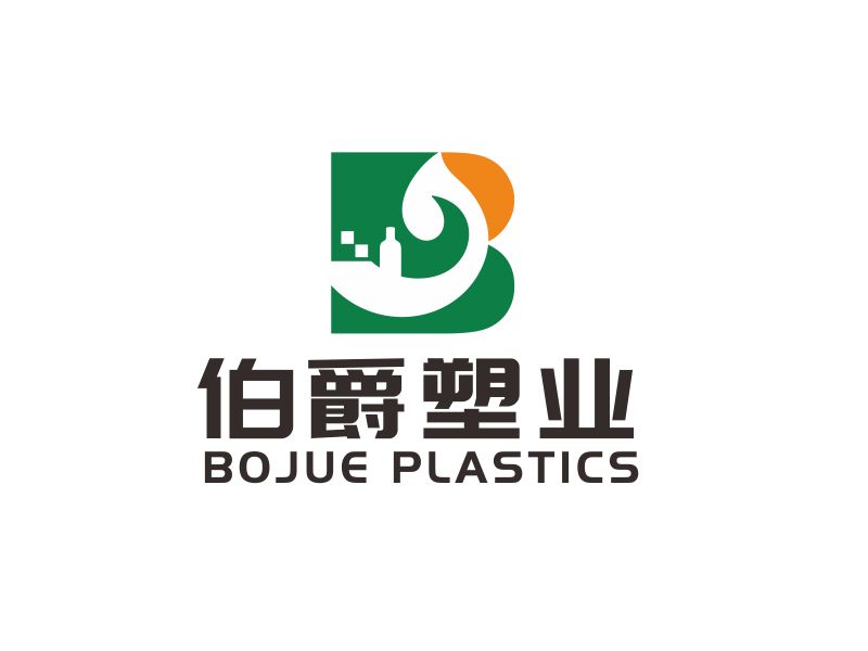 汤儒娟的BOJUE   PLASTICS   伯爵塑业logo设计