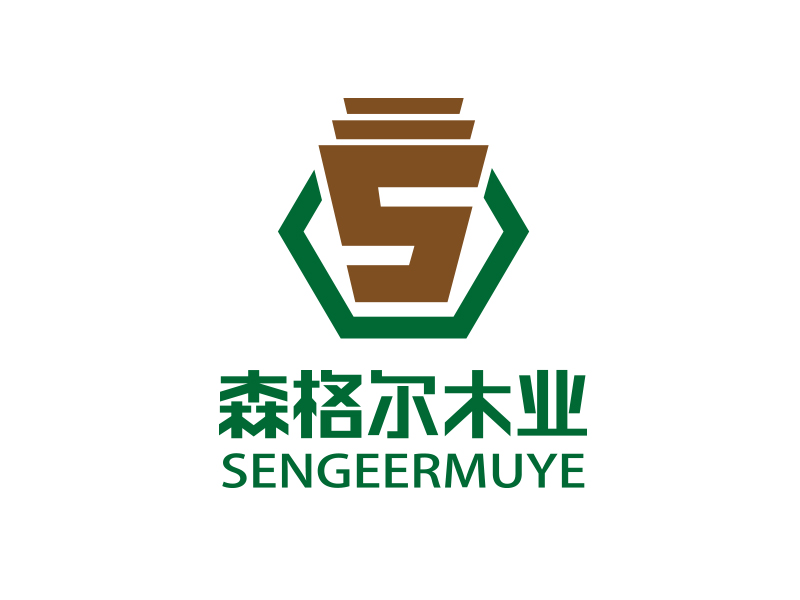 孙红印的森格尔木业logo设计
