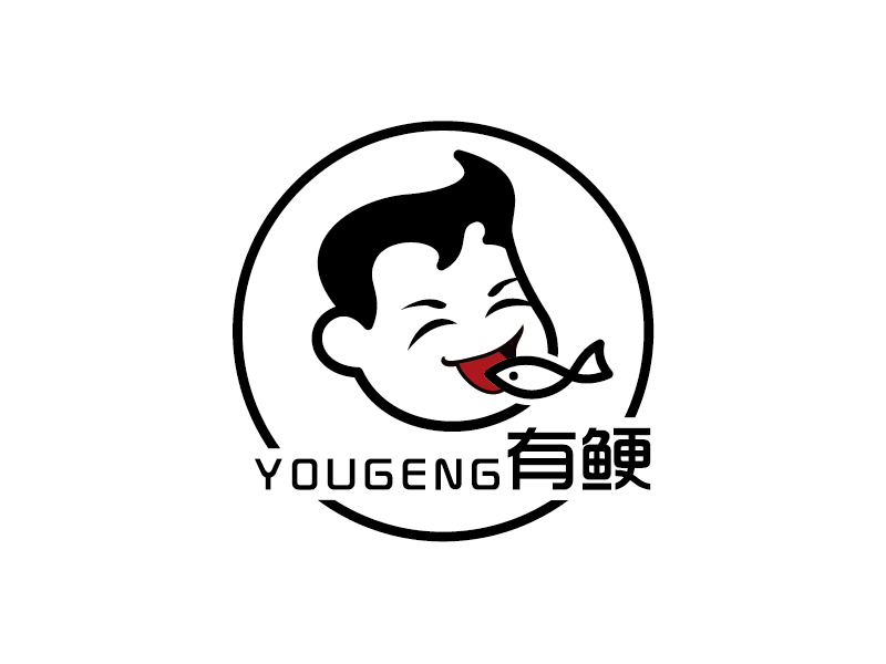 王涛的有鲠美食logo设计