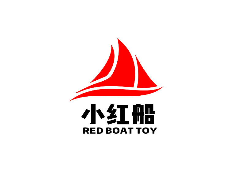 李杰的小红船 RED BOAT TOYSlogo设计