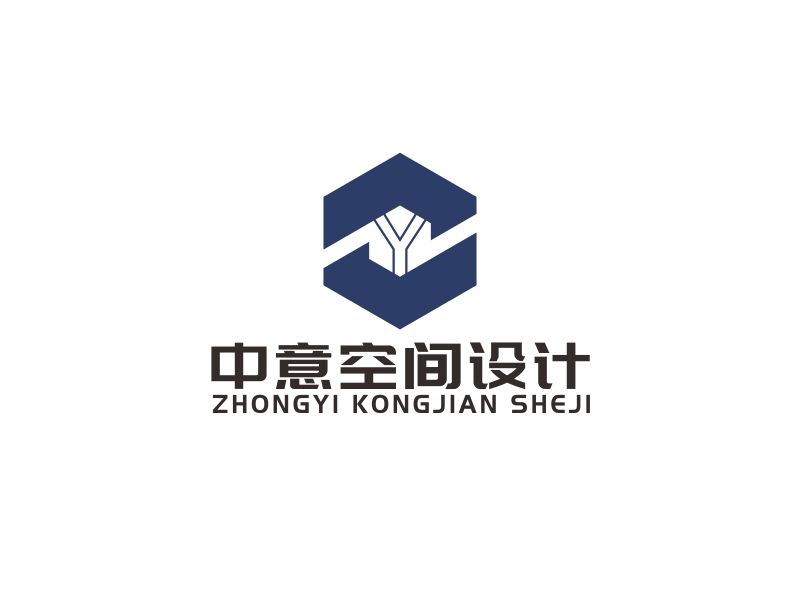 汤儒娟的中意空间设计logo设计