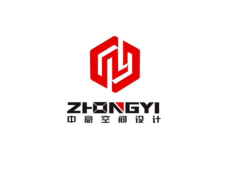 李杰的中意空间设计logo设计