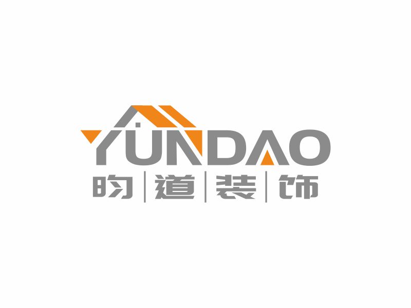 何嘉健的昀道装饰logo设计