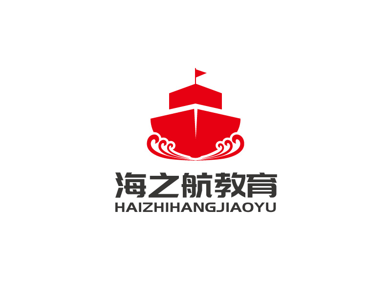 张俊的海之航教育logo设计