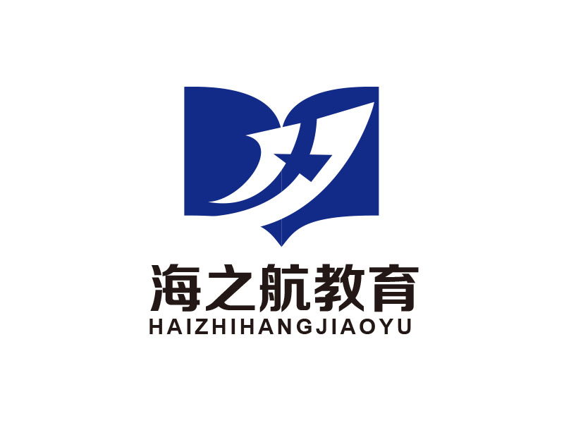 朱红娟的海之航教育logo设计