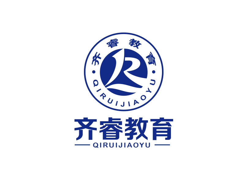 朱红娟的齐睿教育logo设计