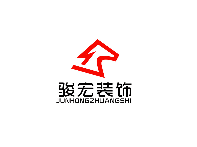 李杰的骏宏装饰logo设计