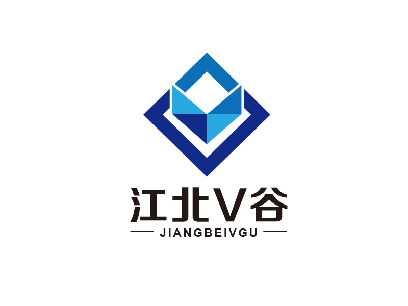 朱红娟的江北V谷logo设计