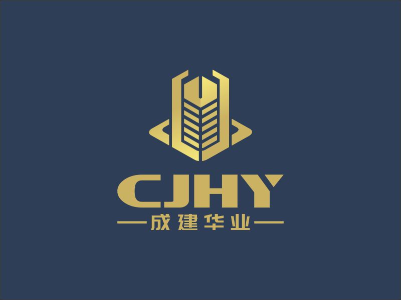 何嘉健的北京成建华业建筑机械租赁有限公司logo设计