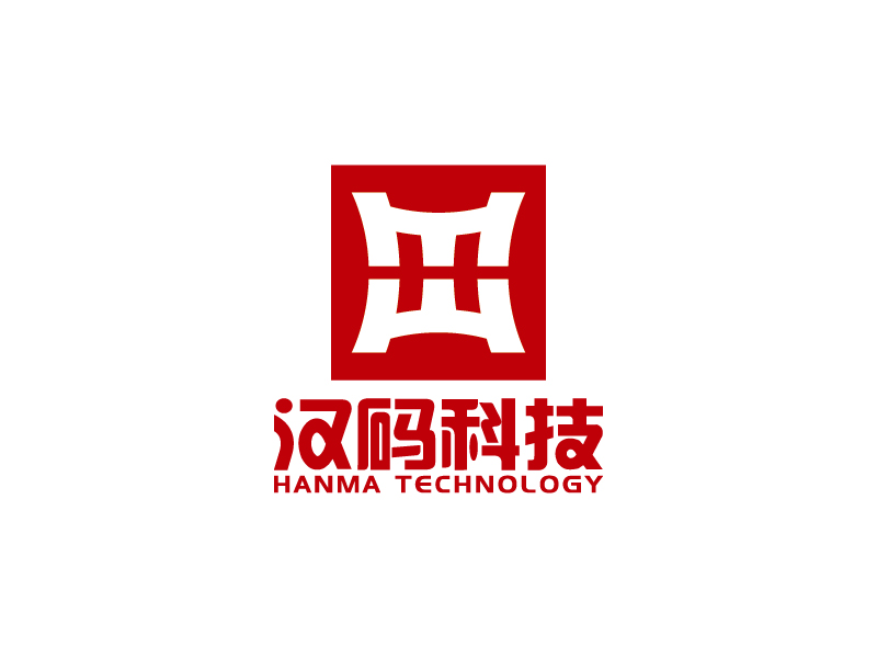 王涛的安徽汉码信息科技有限公司logo设计