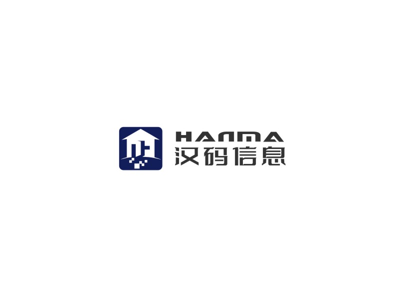 姜彦海的安徽汉码信息科技有限公司logo设计