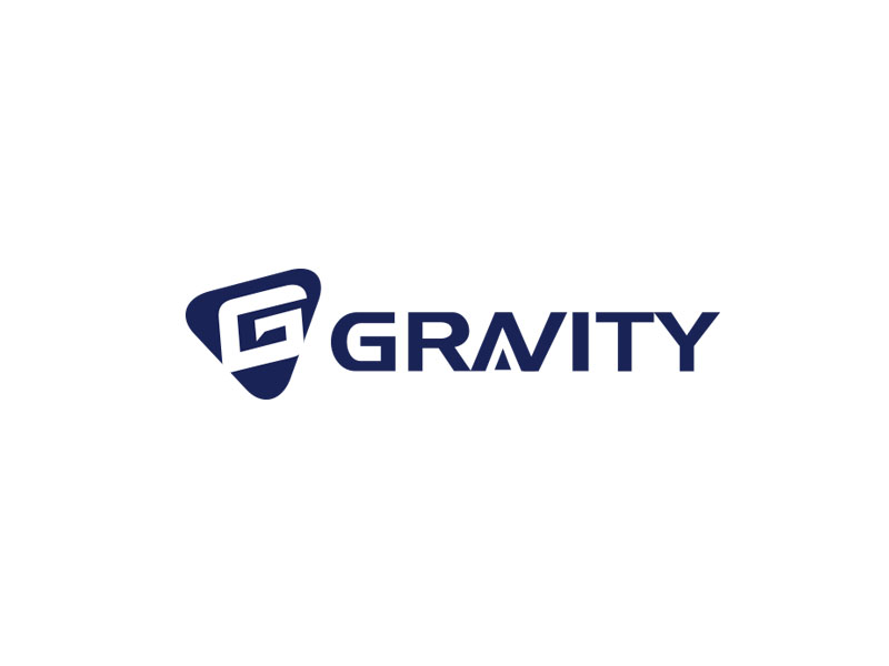 朱红娟的GRAVITY SPACE黑白色logo设计