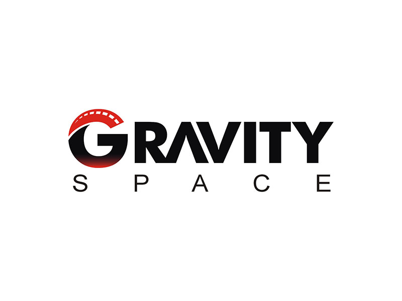 周都响的GRAVITY SPACE黑白色logo设计
