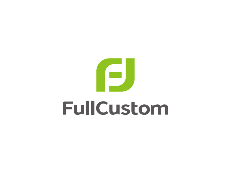 张俊的Fullcustom中文名字：定制如此简单logo设计