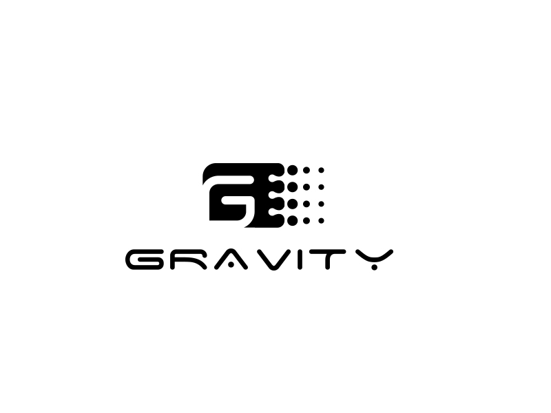 秦晓东的GRAVITY SPACE黑白色logo设计