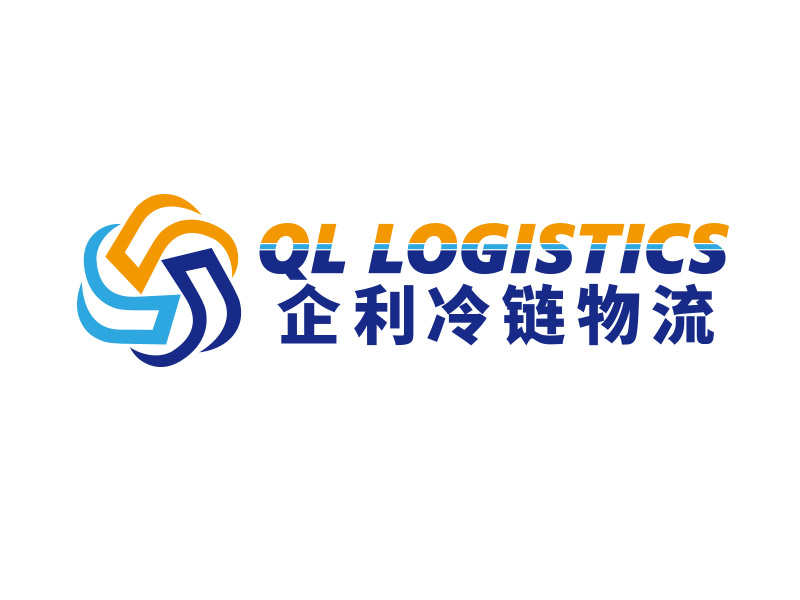 向正军的QL LOGISTICS 企利冷链物流logo设计