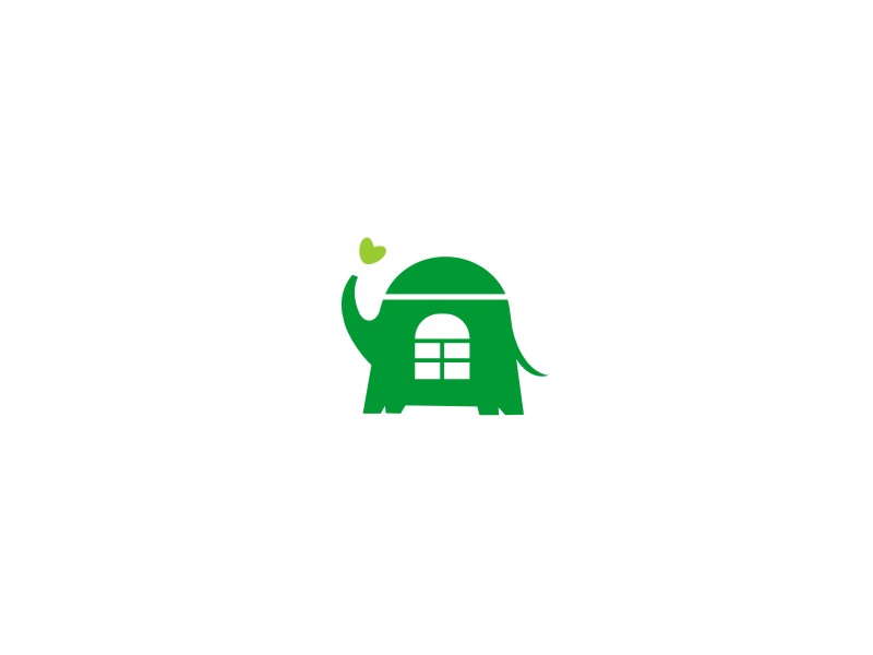 姜彦海的大橡（大象卡通图案）logo设计