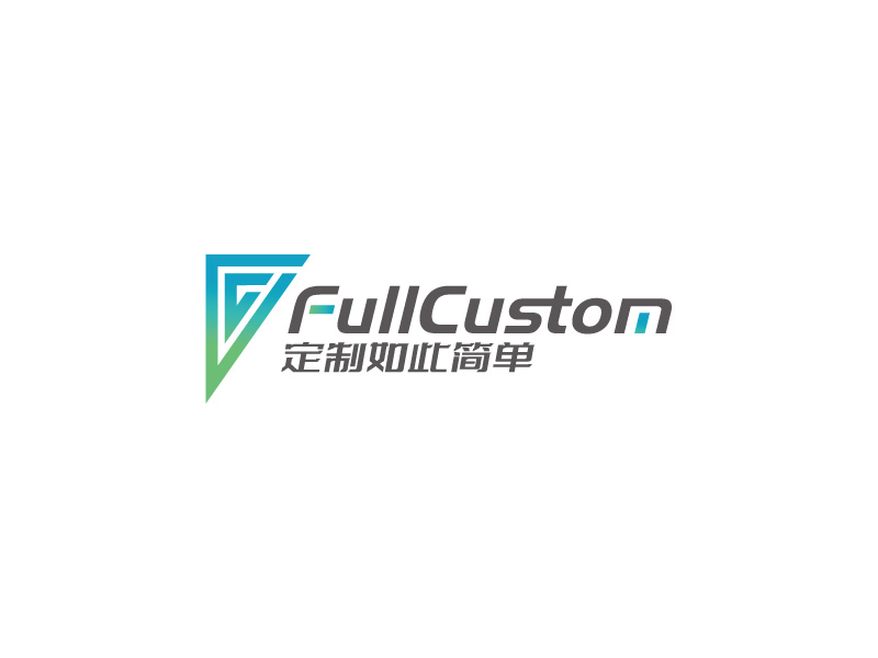 张俊的Fullcustom中文名字：定制如此简单logo设计