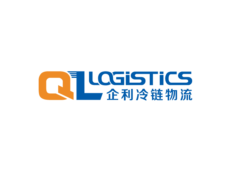 叶美宝的QL LOGISTICS 企利冷链物流logo设计