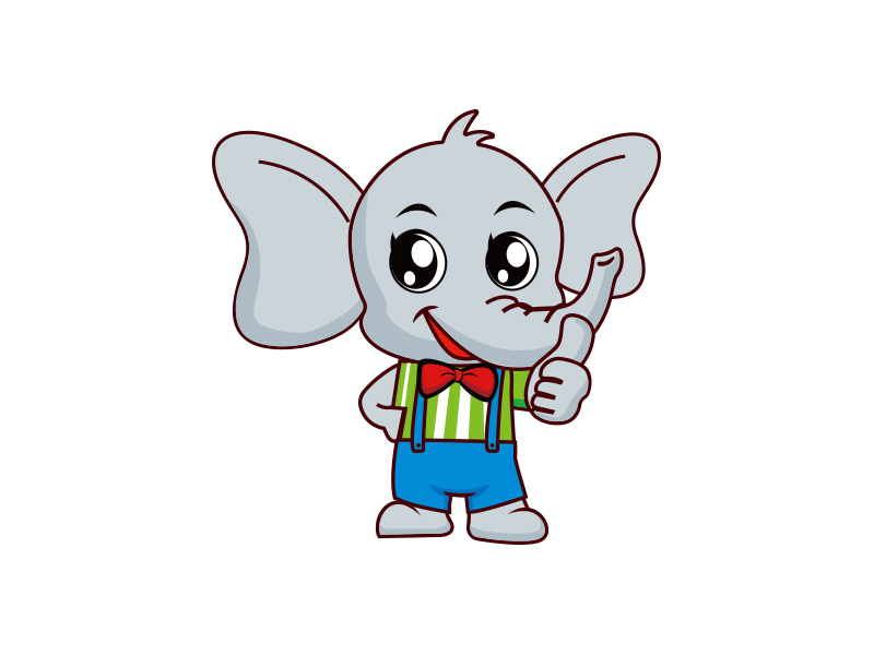 宋从尧的大橡（大象卡通图案）logo设计