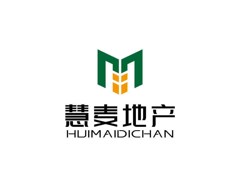张俊的慧麦地产logo设计