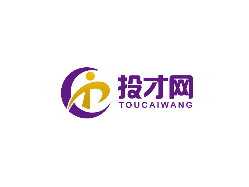 朱红娟的投才网logo设计