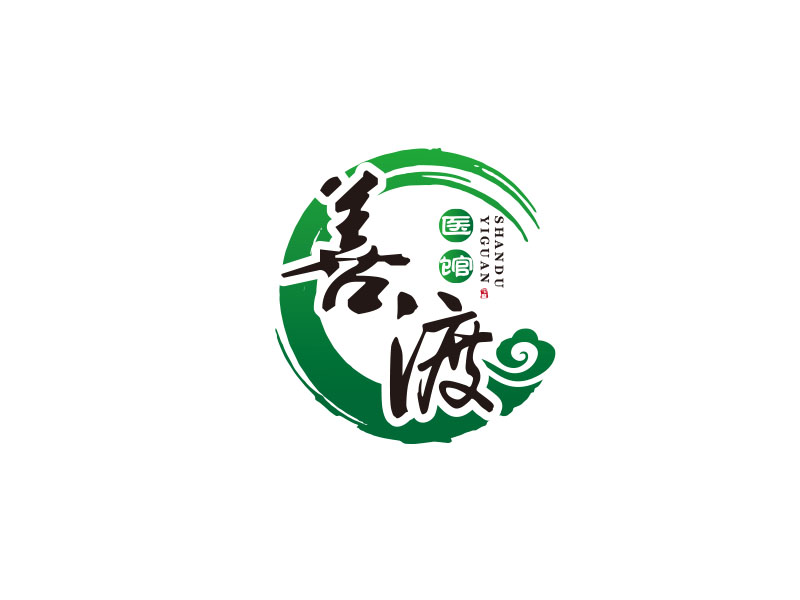 朱红娟的善渡医馆logo设计