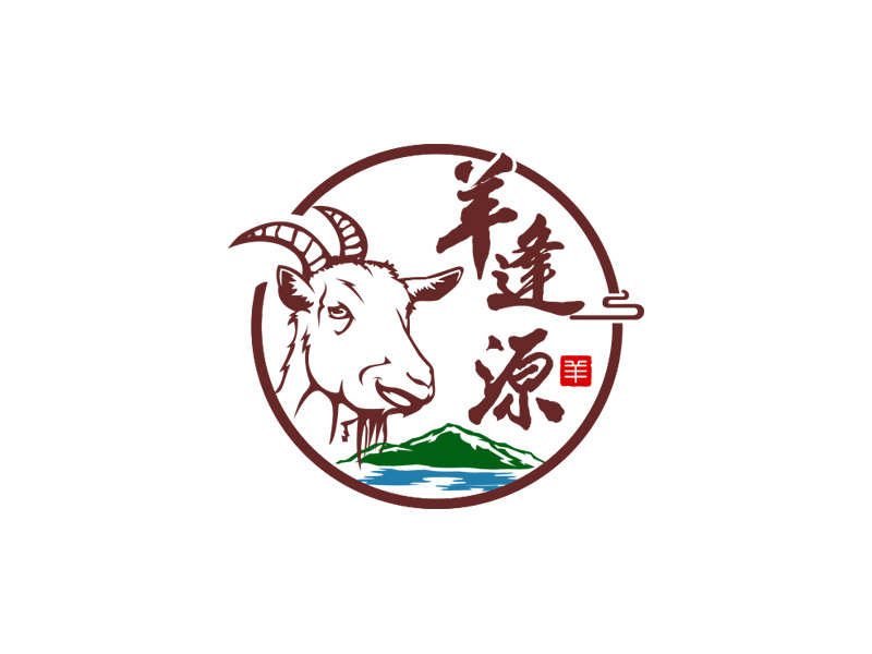 秦晓东的羊逢源logo设计
