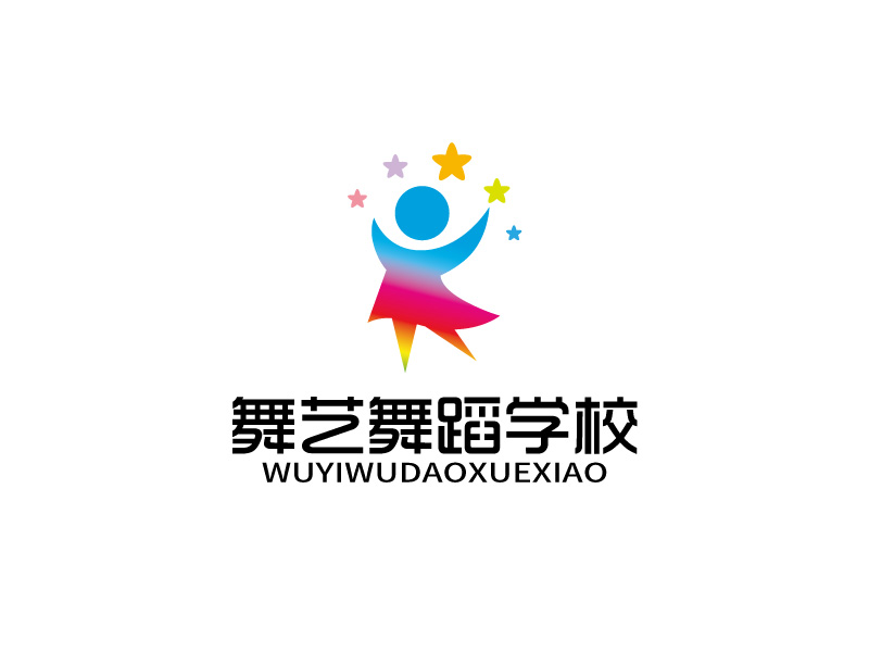舞艺舞蹈学校logo设计