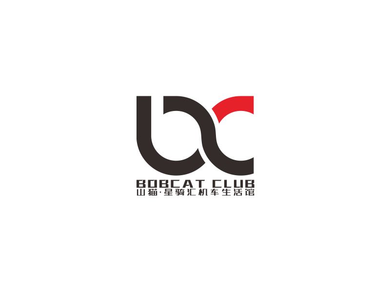 汤儒娟的山猫·星骑汇机车生活馆（BOBCAT CLUB）logo设计