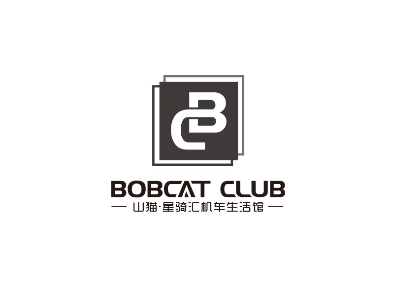 朱红娟的山猫·星骑汇机车生活馆（BOBCAT CLUB）logo设计