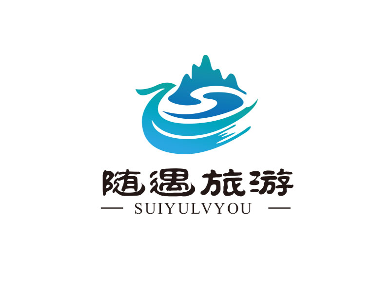 朱红娟的随遇旅游logo设计