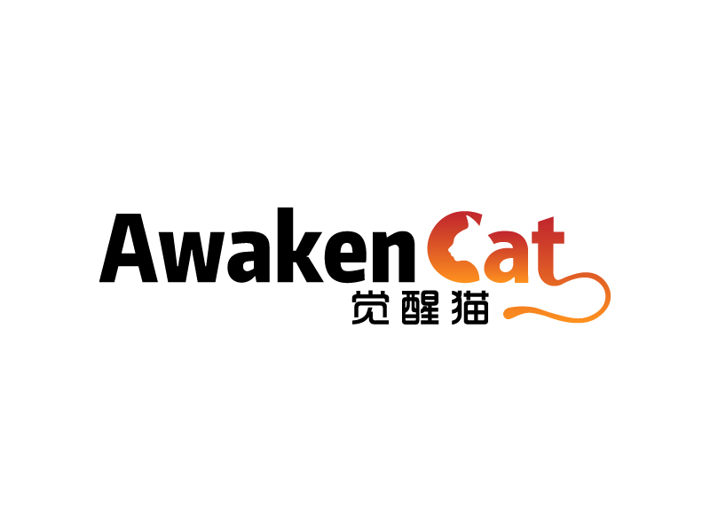 宋涛的觉醒猫 AWAKEN CATlogo设计