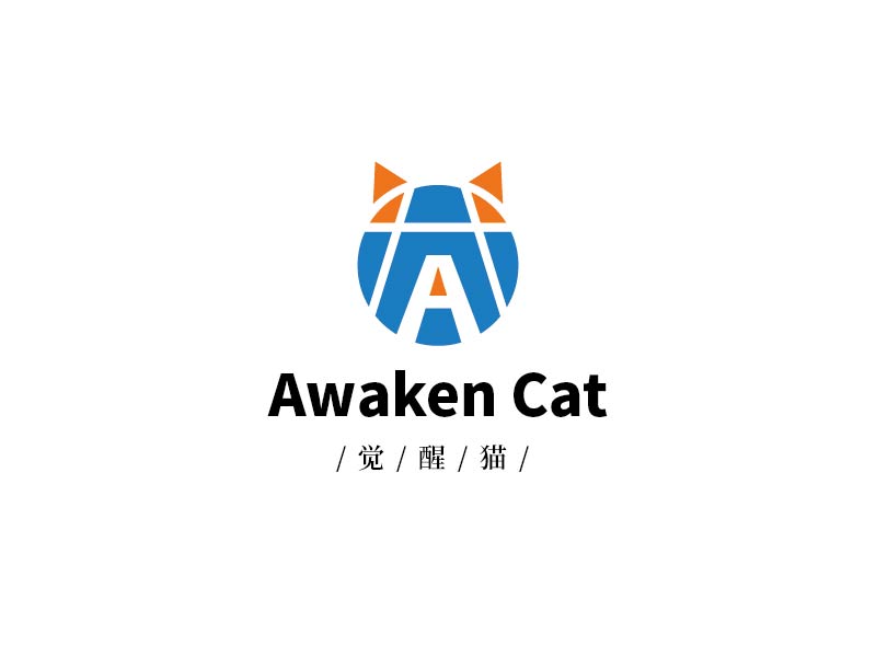 李宁的觉醒猫 AWAKEN CATlogo设计