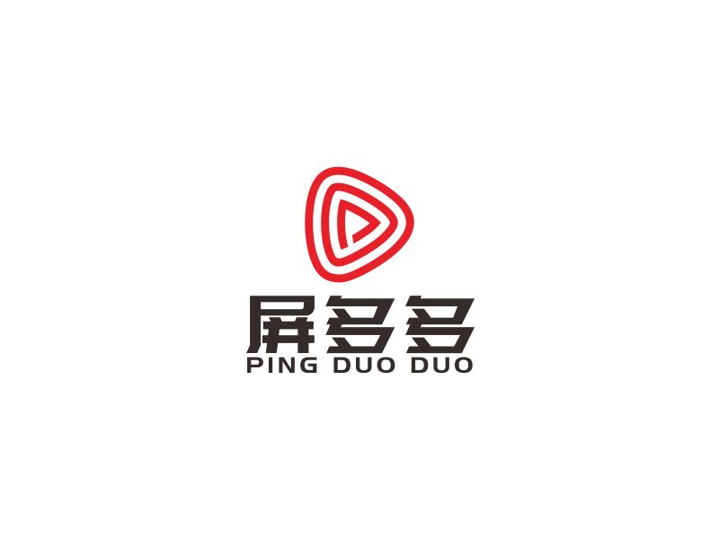 汤儒娟的湖南屏多多文化传媒有限公司logo设计