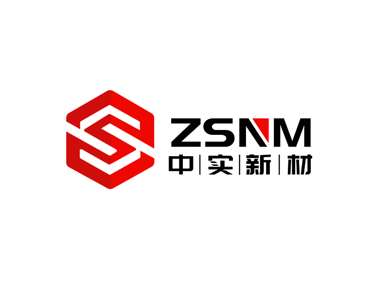 李杰的ZSNM/中实新材/中实新材（北京）科技有限公司LOGO设计