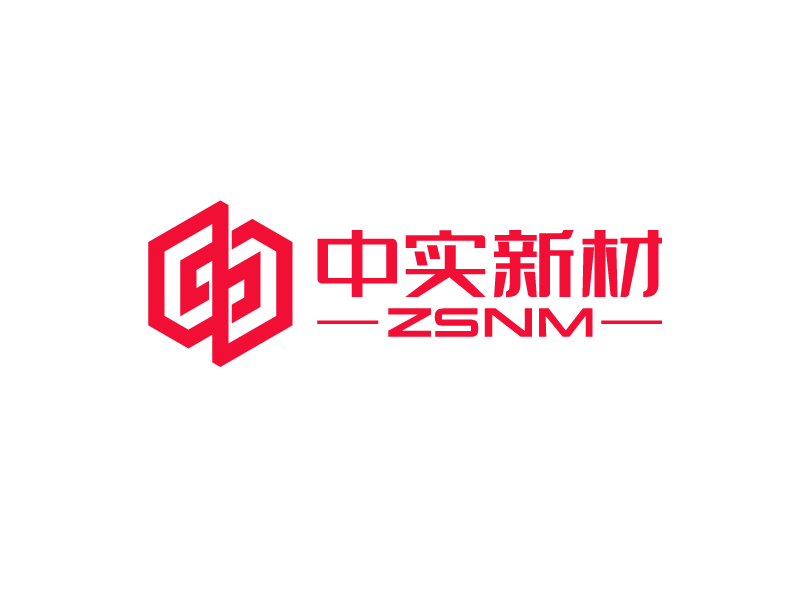 唐国强的ZSNM/中实新材/中实新材(北京)科技有限公司logo设计